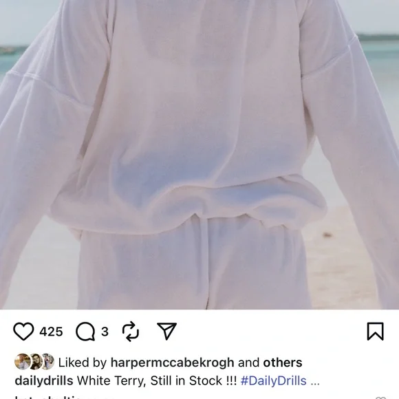 Daily Drills Pink Terry Set - Picture 8 of 10